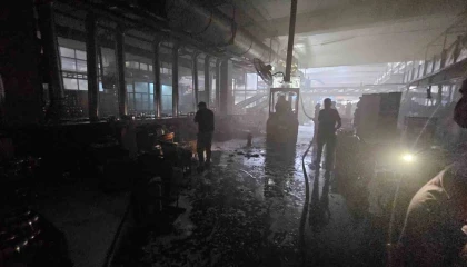 Kahramanmaraşta fabrika yangını