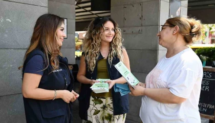 Kemer Belediyesinden esnafa sıfır atık bilgilendirmesi