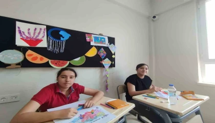 Kemerde özel bireyler Mola Evinde sosyalleşiyor