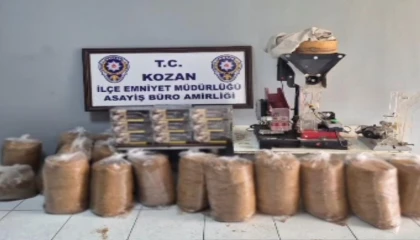 Kozanda tütün operasyonu: 1 tutuklama