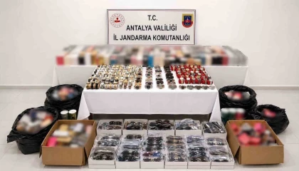 Manavgatta 4 milyon 350 bin liralık gümrük kaçağı ürün ele geçirildi