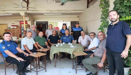 Mersin Emniyet Müdürü Aktaş, vatandaşlarla bir araya geldi
