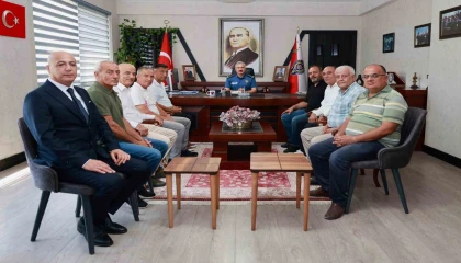 Mersin Emniyet Müdüründen emekli polislere veda