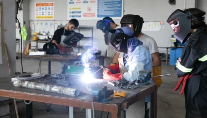 Mersinde çelik kaynak kursunu bitirenlerin yüzde 85i iş sahibi oldu