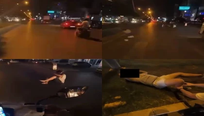 Mersinde motosikletin yayaya çarptığı kaza kask kamerasında