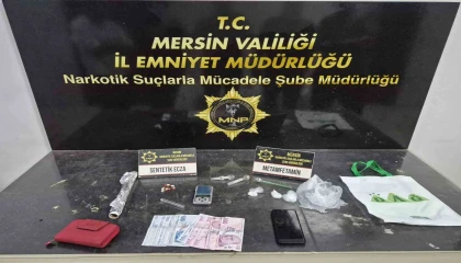 Mersinde uyuşturucu operasyonu: 2 şüpheli tutuklandı