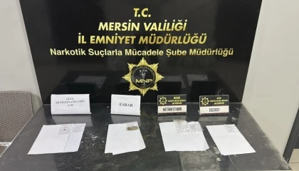 Mersinde uyuşturucu operasyonu: 3 tutuklama