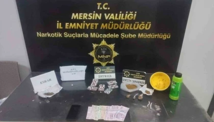 Mersinde uyuşturucu taciri 4 şüpheli yakalanıp tutuklandı