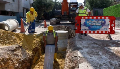 Mersinde yağmur suyu altyapısı güçleniyor