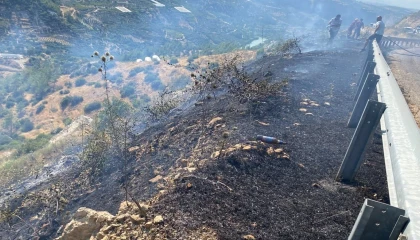 Mersinde yangın: Ekipler havadan ve karadan müdahaleyle kontrol altına aldı