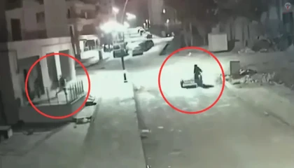 Motosikletli hırsızlar önce kameraya sonra polise yakalandı