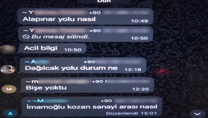 Polis kontrolünden kaçmak için WhatsApp grubu kurdular