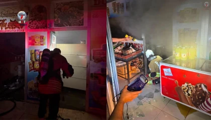 Reyhanlıda markette çıkan yangın kontrol altına alındı