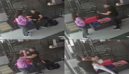 Spor salonunda kadın işletmeciye saldırı: Olay anı kameraya yansıdı