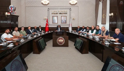 Vali Masatlı başkanlığında Asi Nehri altyapı çalışmaları değerlendirildi