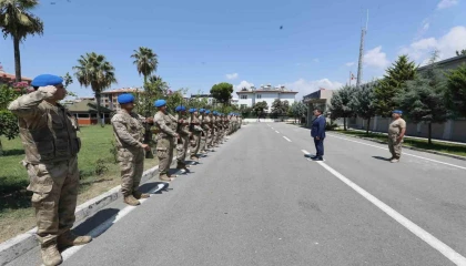 Vali Masatlı, Dörtyolda komandolarla bir araya geldi