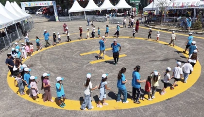 Zorkun Çocuk Şenliğinde çocuklar hem eğlendi hem öğrendi