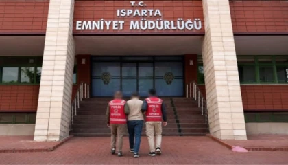 17 yıl 5 ay hapis cezası ile aranan şahıs Ispartada yakalandı