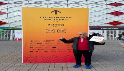 77 yaşındaki Demir Adam Ali Bıdı, Moskova Maratonunda Türkiyeyi temsil etti