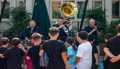 ABD Hava Kuvvetleri Orkestrası Adanada müzik ziyafeti sundu