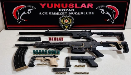 Adana polisi silah ele geçirdi