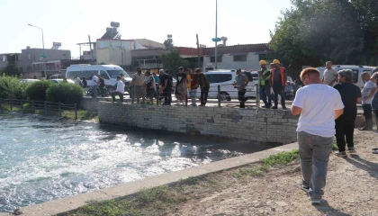 Adanada sulama kanalında kaybolan kişi aranıyor