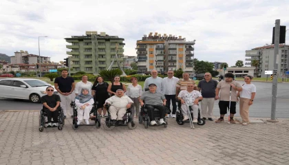 Alanya Çevreyolunda engelsiz yaya dönemi: 310 noktadaki erişim engeli kaldırıldı