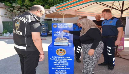 Alanyada güven terazisi uygulaması başlatıldı