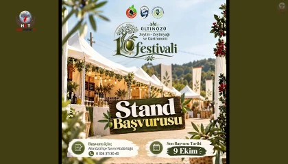 ALTINÖZÜ ZEYTİN, ZEYTİNYAĞI VE GASTRONOMİ FESTİVALİ İÇİN STANT BAŞVURULARI BAŞLADI