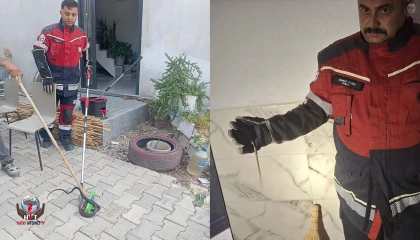 Antakya ve Hassada yerleşim yerlerinde görülen yılanlar yakalandı