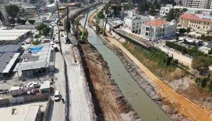 Antakyada Ata Köprüsünde çalışmalar devam ediyor