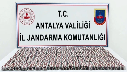 Antalyada 6 bin 540 sentetik hap ele geçirildi