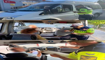 Antalyada okul servislerine jandarma denetimi: 8 araç trafikten men edildi