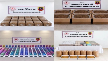 Antalyada yarım ton kıyılmış tütün ele geçirildi