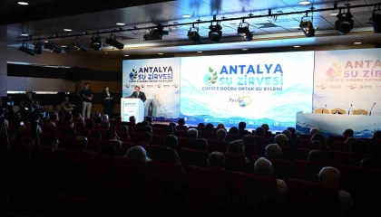 Antalyanın suyu zirvede konuşuldu