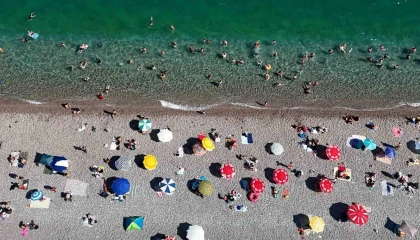 Antalyaya 8 ayda 11 milyonun üzerinde turist geldi