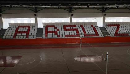 Arsuzda 6 bin 846 metrekarelik kapalı spor salonunda sona gelindi