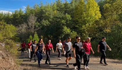 Avrupa Spor Haftasında Gazipaşada doğa yürüyüşü