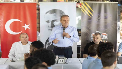 Başkan Seçer, MSK Erkek Basketbol Takımı ile buluştu
