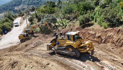 Benliderede ulaşımı rahatlatacak yol çalışması başlatıldı