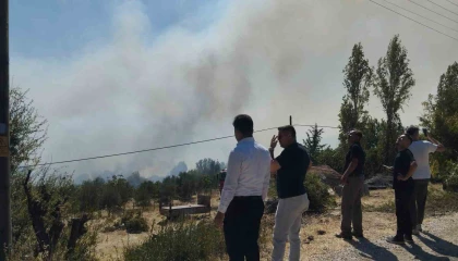 Burdurda orman yangını