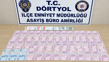 Dörtyolda iş yerinde kumar oynayan 5 kişiye 58 bin 20 TL ceza