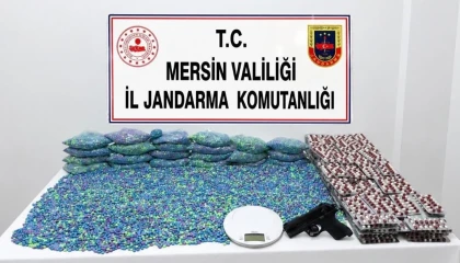 Ekipler baskın yaptı, 70 bin adet uyuşturucu hap ele geçirildi