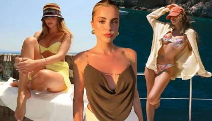 Ezgi Eyüboğlu'ndan bikinili paylaşım
