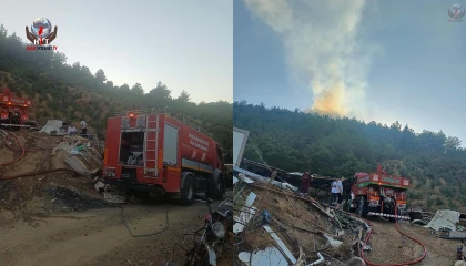Hassada ormanlık alan yangını kontrol altına alındı