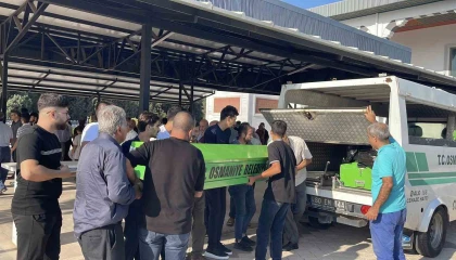 Hatayda eşi tarafından vurulan Emine Çil, Osmaniyede son yolculuğuna uğurlandı