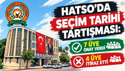 HATSO’DA SEÇİM TARİHİ TARTIŞMASI: 7 ÜYE ONAY VERDİ, 4 ÜYE İTİRAZ ETTİ