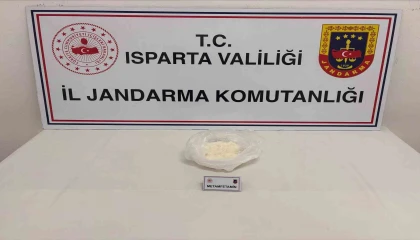 Ispartada 300 gram metamfetamin ele geçirildi