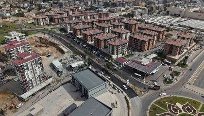 Kahramanmaraşta asfalt mesaisi sürüyor
