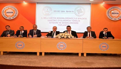 Kantinci esnafı ile eğitim yöneticilerinin sorun ve talepleri masaya yatırıldı
